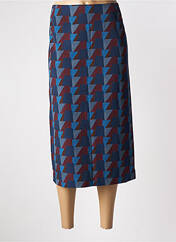 Jupe mi-longue bleu LAURA URBINATI pour femme seconde vue