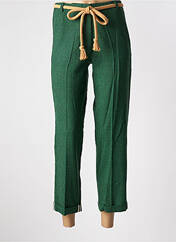 Pantalon 7/8 vert ALYSI pour femme seconde vue