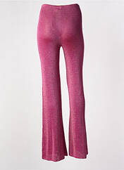 Pantalon flare rose SIYU pour femme seconde vue