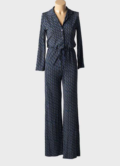 Combi-pantalon bleu SIYU pour femme