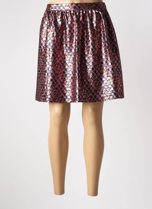 Jupe courte rose LAURA URBINATI pour femme