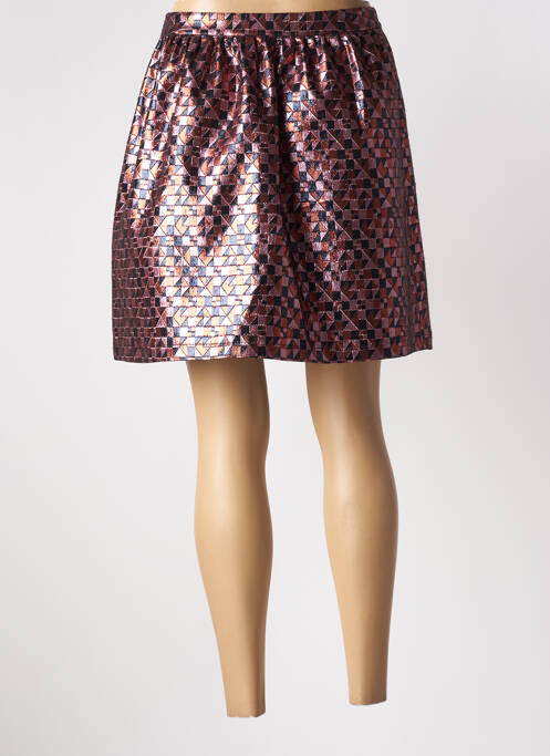 Jupe courte rose LAURA URBINATI pour femme