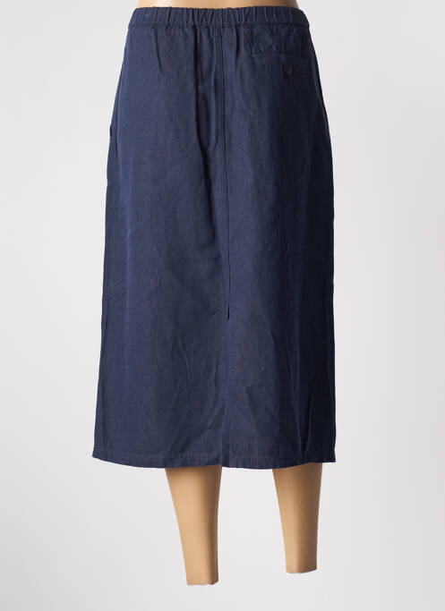 Jupe mi-longue bleu POMANDERE pour femme