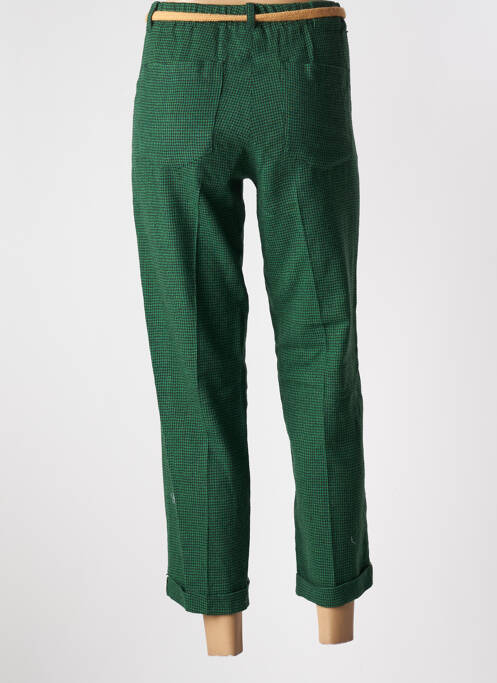 Pantalon 7/8 vert ALYSI pour femme