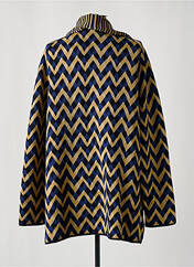 Gilet manches longues bleu SIYU pour femme seconde vue