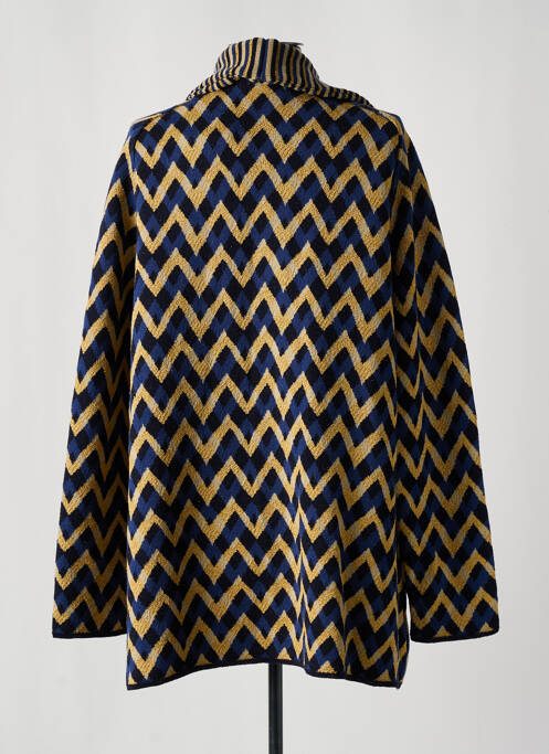 Gilet manches longues bleu SIYU pour femme