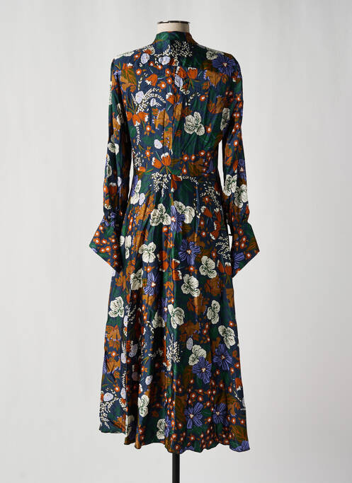 Robe longue bleu CALIBAN pour femme