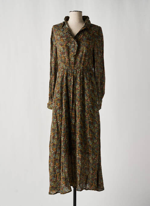 Robe longue vert MASSCOB pour femme
