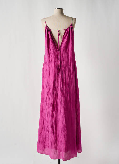 Robe longue violet POMANDERE pour femme