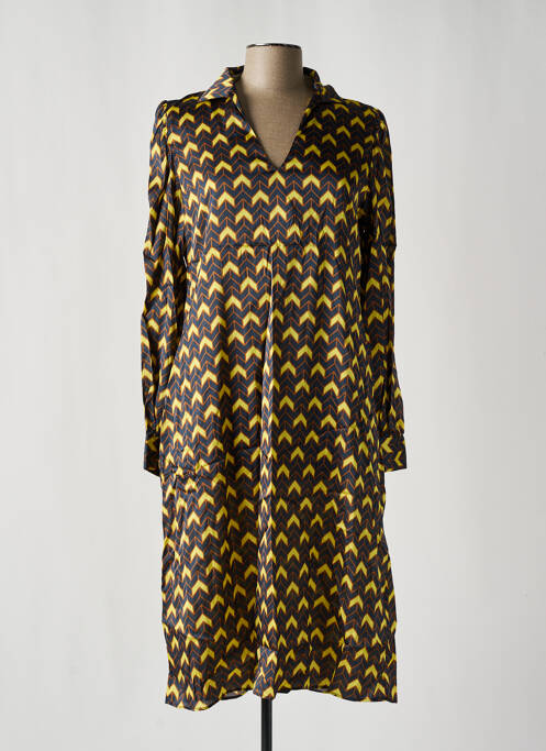 Robe mi-longue jaune LE SARTE PETTEGOLE pour femme