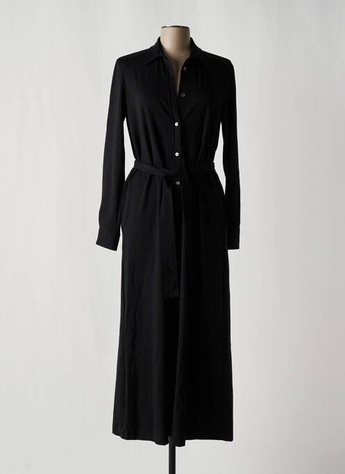 Robe mi-longue noir CALIBAN pour femme