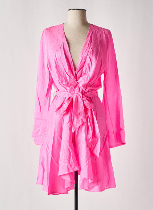 Robe mi-longue rose FORTE-FORTE pour femme