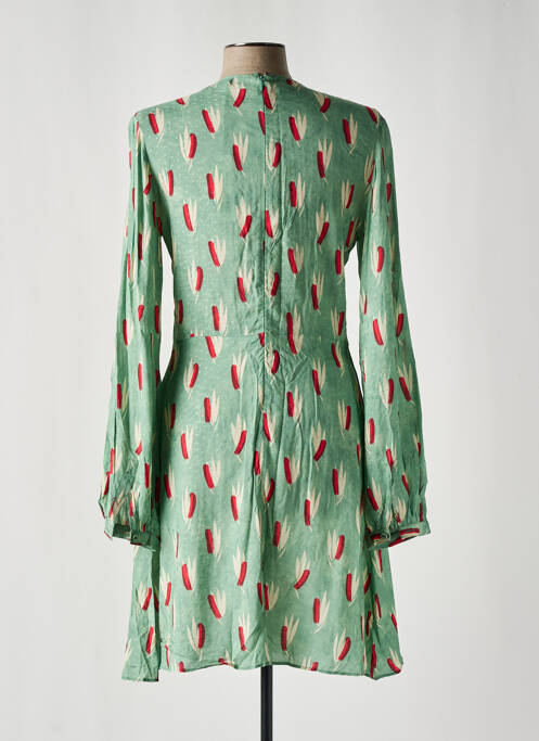 Robe mi-longue vert KRISTINA TI pour femme