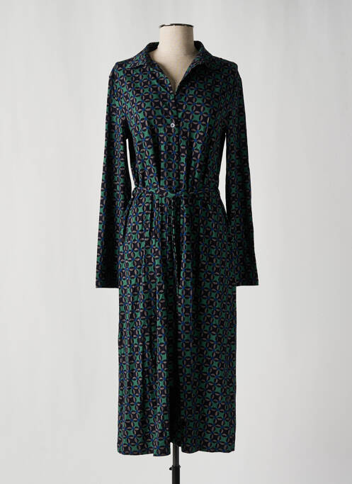 Robe mi-longue vert SIYU pour femme