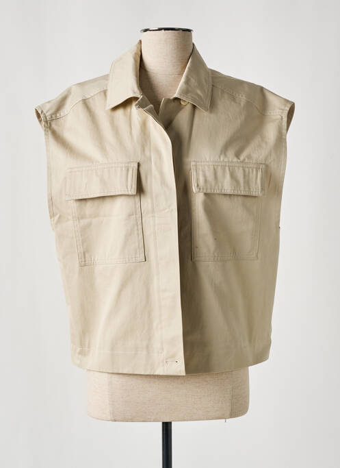 Veste casual beige POMANDERE pour femme