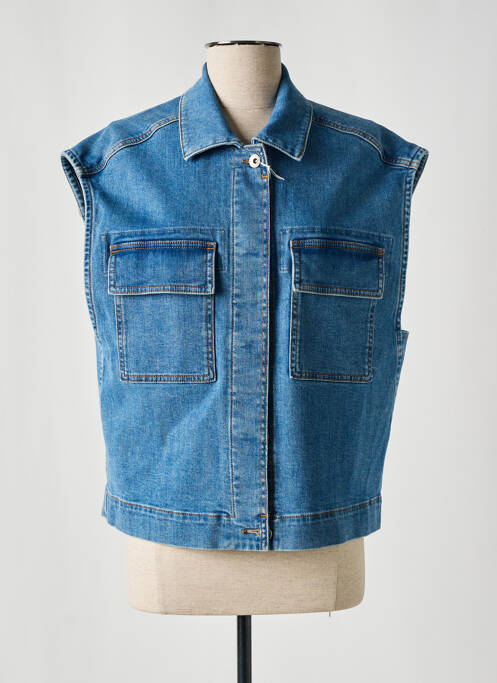 Veste casual bleu POMANDERE pour femme