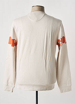 Sweat-shirt manches longues manches longues beige GUESS homme