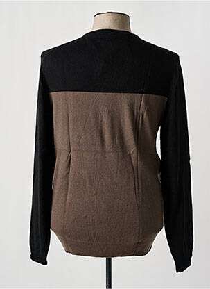 Pull col rond manches longues vert GUESS homme