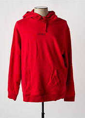 Sweat-shirt à capuche rouge GUESS pour homme seconde vue