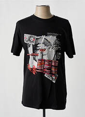 T-shirt noir GUESS pour homme seconde vue