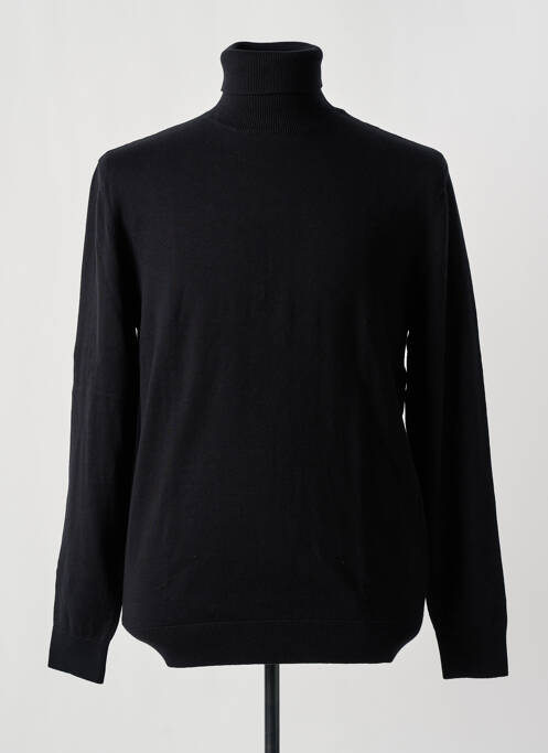 Pull col roulé noir ESPRIT pour homme