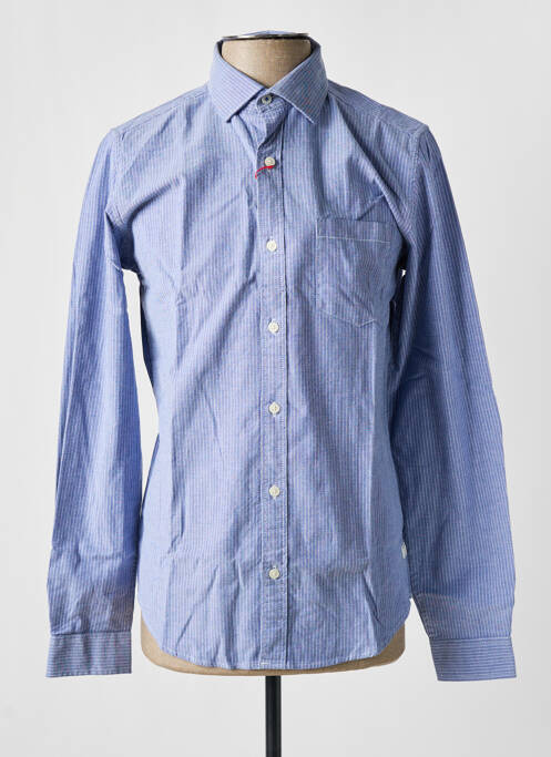 Chemise manches longues bleu S.OLIVER pour homme