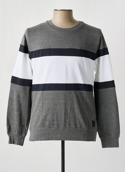 Sweat-shirt gris S.OLIVER pour homme