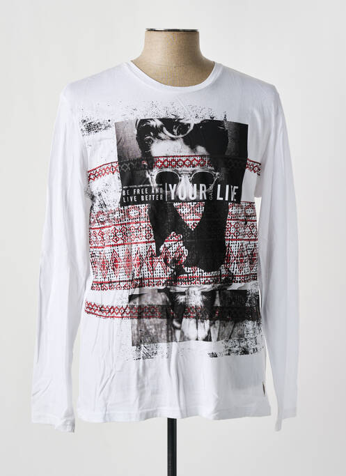 T-shirt blanc GAUDI pour homme