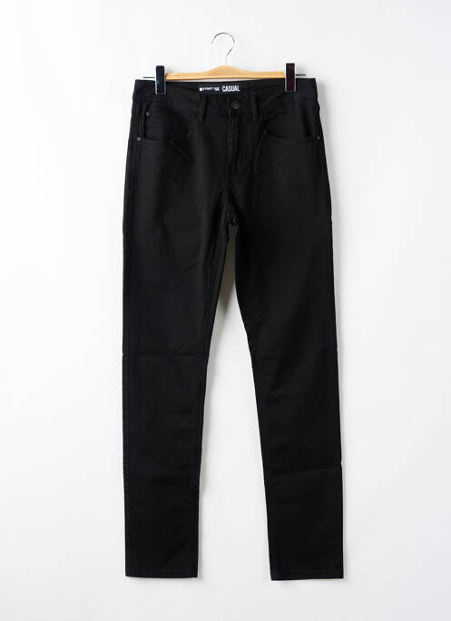 Pantalon slim noir STREET ONE pour homme
