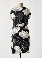 Robe mi-longue noir GEISHA pour femme seconde vue