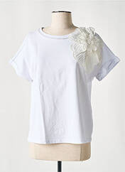 T-shirt blanc FRACOMINA pour femme seconde vue