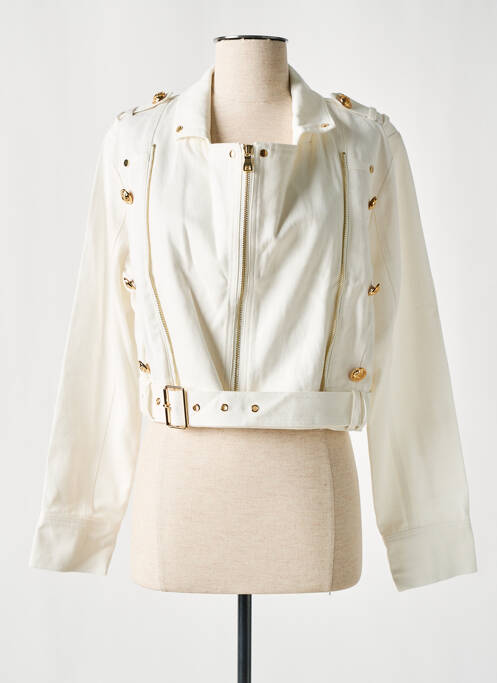 Veste casual poches blanc ZOE ZONE OF EMBROIDERED femme