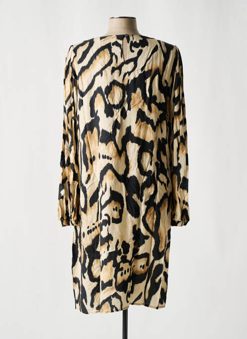 Robe mi-longue beige GEISHA pour femme