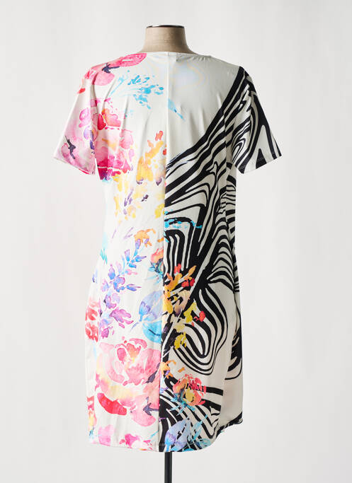 Robe mi-longue blanc MISSY pour femme