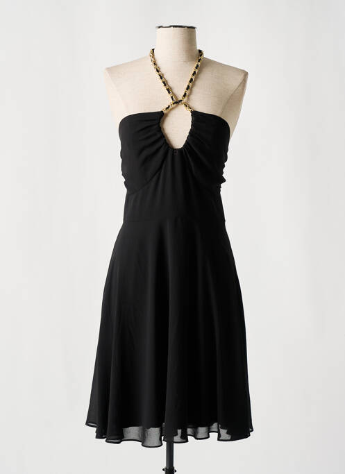 Robe mi-longue noir MORGAN pour femme