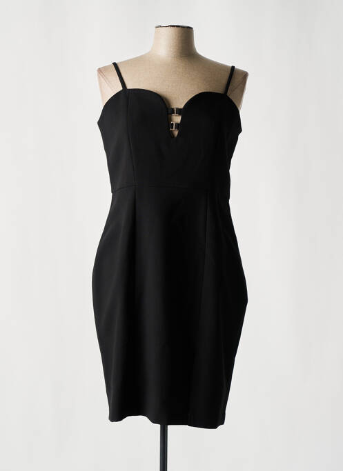 Robe mi-longue noir MORGAN pour femme