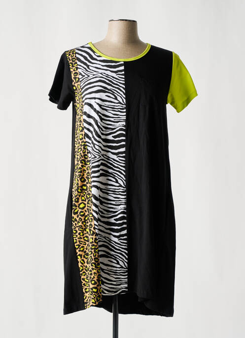 Robe mi-longue noir Z.O.E (ZONE OF EMBROIDERED) pour femme