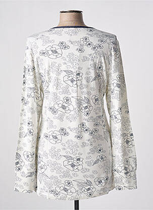 Pyjama col v beige NINA VON C femme