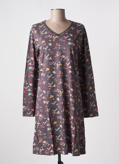 Chemise de nuit gris ESKIMO pour femme