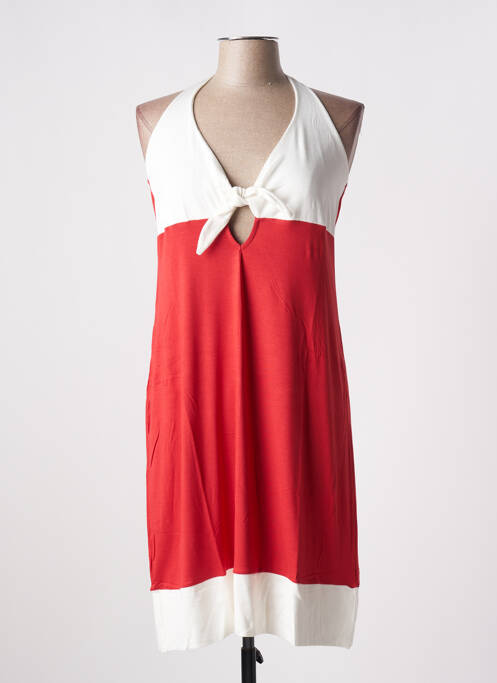 Robe courte rouge LINGELOR pour femme