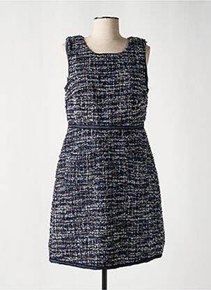 Robe mi-longue sans manche sans manche bleu MOLLY BRACKEN femme
