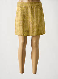 Jupe courte poches jaune MOLLY BRACKEN femme