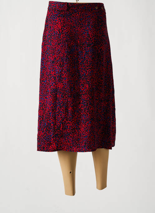 Jupe mi-longue rouge MOLLY BRACKEN pour femme
