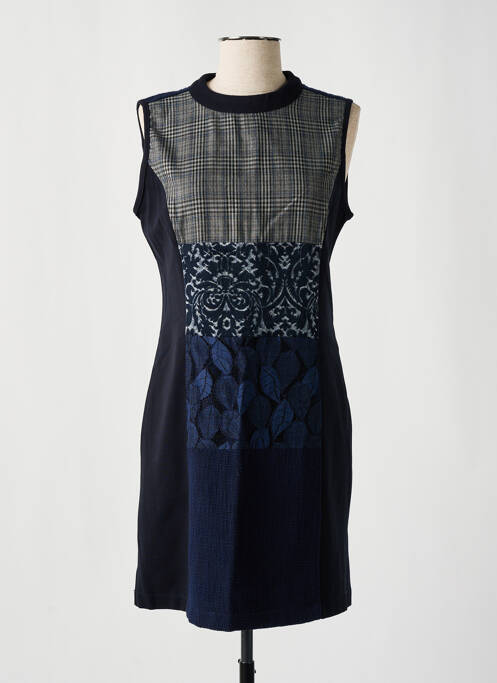 Robe courte bleu DESIGUAL pour femme