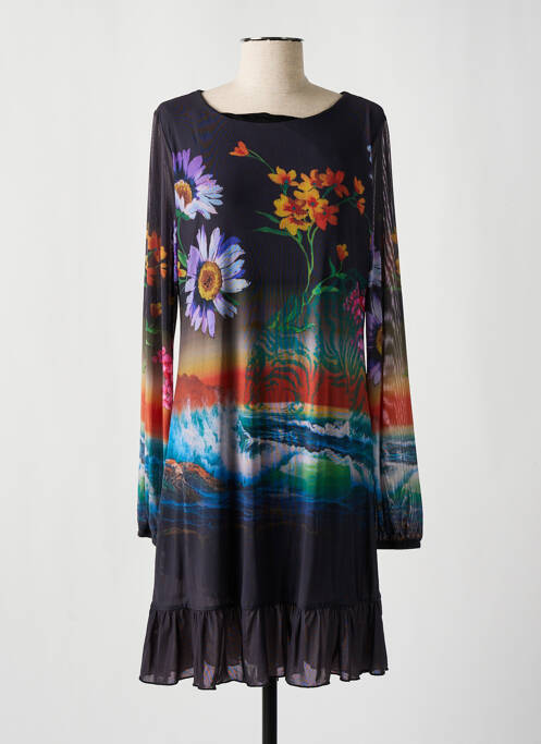 Robe mi-longue gris DESIGUAL pour femme