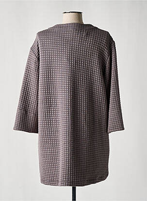 Veste casual col rond gris OLIVER JUNG femme