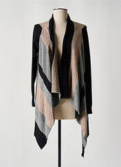 Gilet manches longues gris FELINO pour femme seconde vue