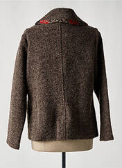 Manteau court marron TELMAIL pour femme seconde vue