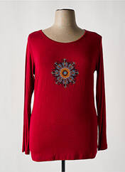 T-shirt rouge LUCCHINI pour femme seconde vue
