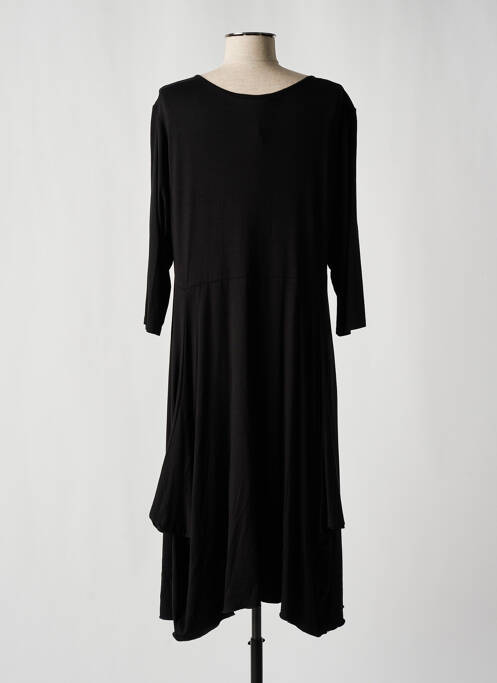 Robe mi-longue noir OLIVER JUNG pour femme